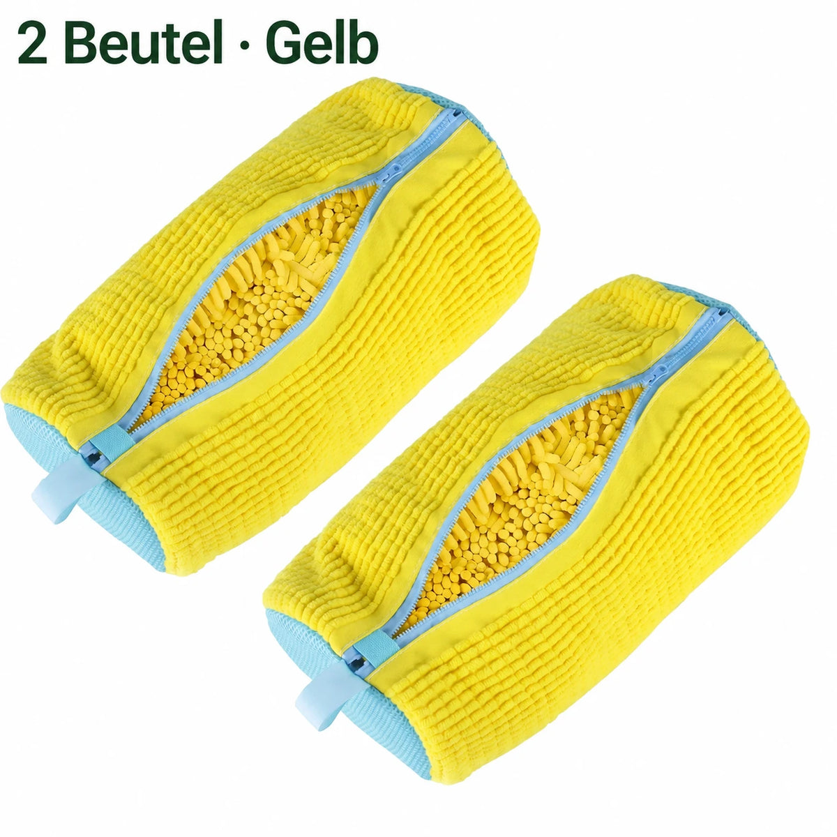 STANVIX Schuhwaschbeutel – 2 Beutel Gelb
